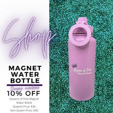Load image into Gallery viewer, Queens of Pole Magnet Water Bottle β Purple Reign Edition π