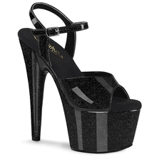 Load image into Gallery viewer, ADORE-709GP Black Glitter Pat Sandal