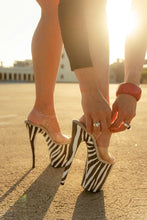 Load image into Gallery viewer, (PRE-ORDER ONLY) Pole Mom Designs SKINS – Stripe Tease (Zebra Print)