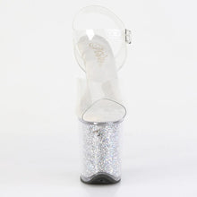 Load image into Gallery viewer, FLAMINGO-808RSI Clear/Clear-Silver AB RS Platform Heels