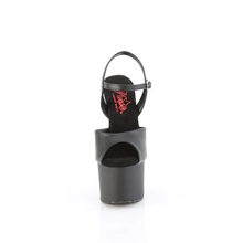 Load image into Gallery viewer, PASSION-709 Black Faux Leather Black Matte Sandal
