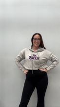 Load image into Gallery viewer, QUEEN Cropped Hoodie