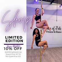 Load image into Gallery viewer, Royal Gathered Front Crop