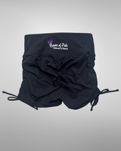 Load image into Gallery viewer, Queens of Pole Side Tie Scrunch Booty Shorts