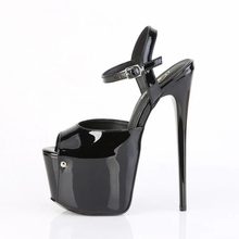 Load image into Gallery viewer, JUBILANT-09 Platform Shoes Black Patent