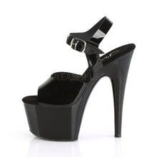 Load image into Gallery viewer, ADORE-708N Black (Jelly-Like) TPU/Black Platform Sandal