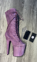 Load image into Gallery viewer, Queens of Pole Clear Pleaser Style Heel Protectors