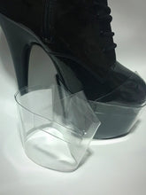 Load image into Gallery viewer, Queens of Pole Clear Pleaser Style Heel Protectors