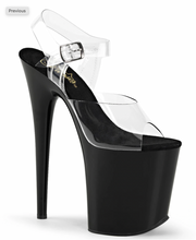 Load image into Gallery viewer, FLAMINGO-808 Clear/Black Platform