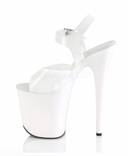 Load image into Gallery viewer, FLAMINGO-808N White (Jelly-Like) TPU/White Platform Sandal