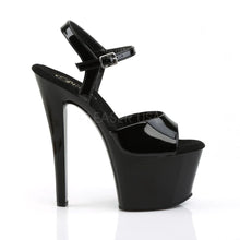 Load image into Gallery viewer, SKY-309 Black Patent/Black Sandal