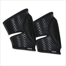 Load image into Gallery viewer, Queen Wear "Black Sleek" Grippy Knee Pads