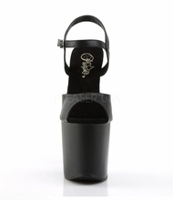 Load image into Gallery viewer, TABOO-709 Black Faux Leather/Black