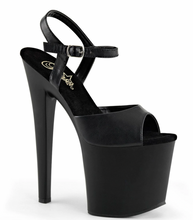 Load image into Gallery viewer, TABOO-709 Black Faux Leather/Black