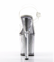 Load image into Gallery viewer, XTREME - 808G Clear/Silver Glitter Platform