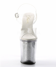 Load image into Gallery viewer, XTREME - 808G Clear/Silver Glitter Platform