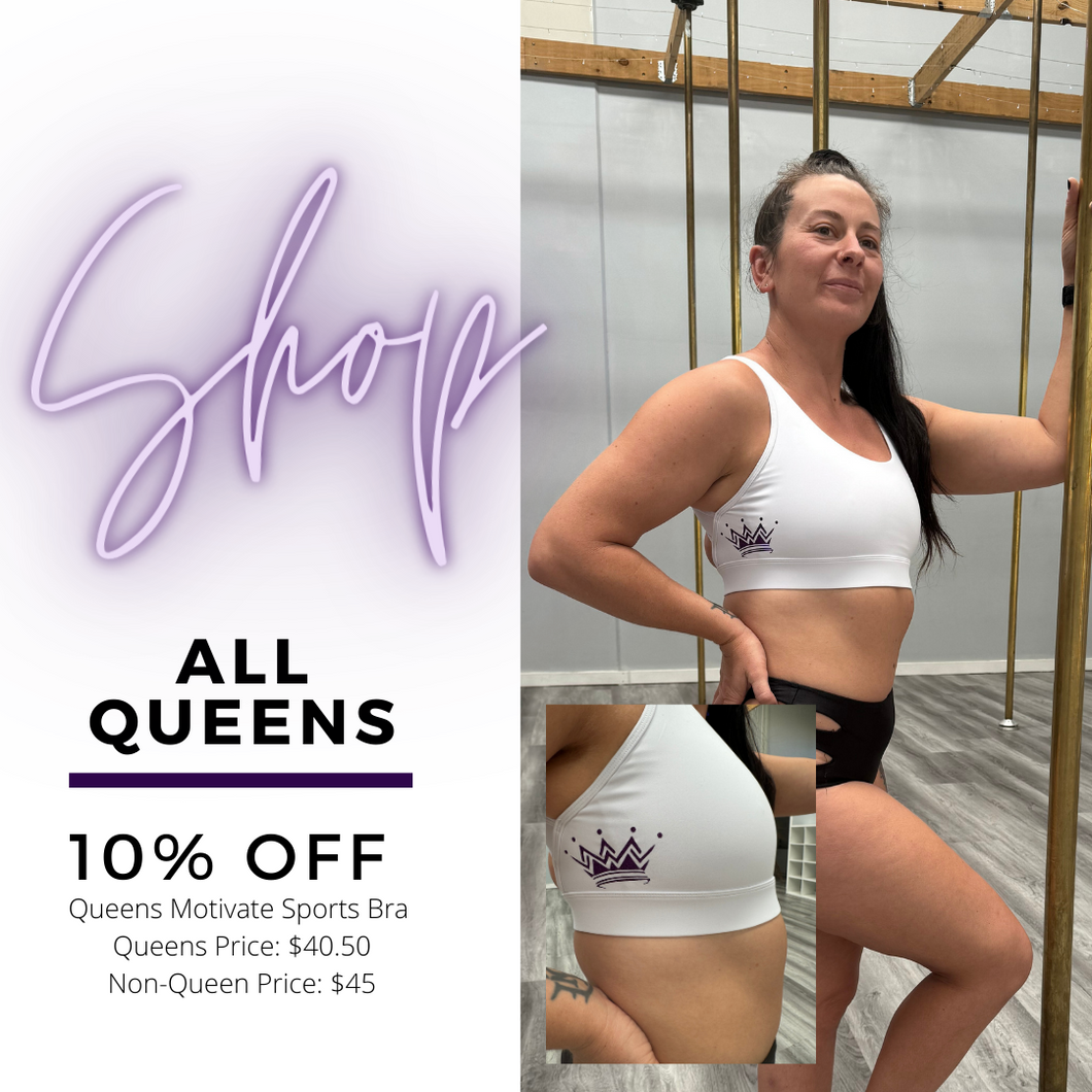 Queens Motivate Sports Bra