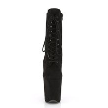Load image into Gallery viewer, FLAMINGO-1020FS Black Faux Suede/Black Faux Suede Ankle Boot
