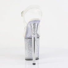 Load image into Gallery viewer, FLAMINGO-808RSI Clear/Clear-Silver AB RS Platform Heels
