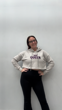 Load image into Gallery viewer, QUEEN Cropped Hoodie
