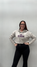 Load image into Gallery viewer, QUEEN Cropped Hoodie
