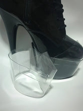 Load image into Gallery viewer, Queens of Pole Clear Pleaser Style Heel Protectors
