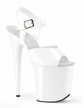 Load image into Gallery viewer, FLAMINGO-808N White (Jelly-Like) TPU/White Platform Sandal
