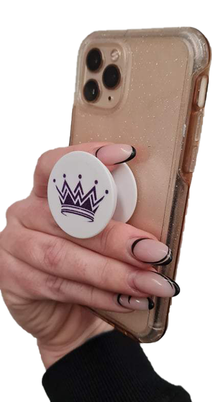 'Be a Queen' Phone Pop Gripper