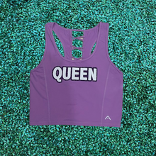 Load image into Gallery viewer, Queens Textured Glitter Lattice Crop
